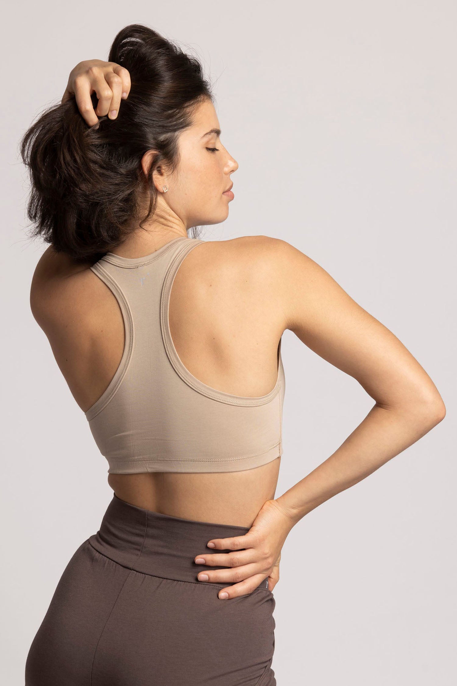 Modify Racerback Bra Organic Cotton Racer-Back Bra | Ripple Yoga Wear