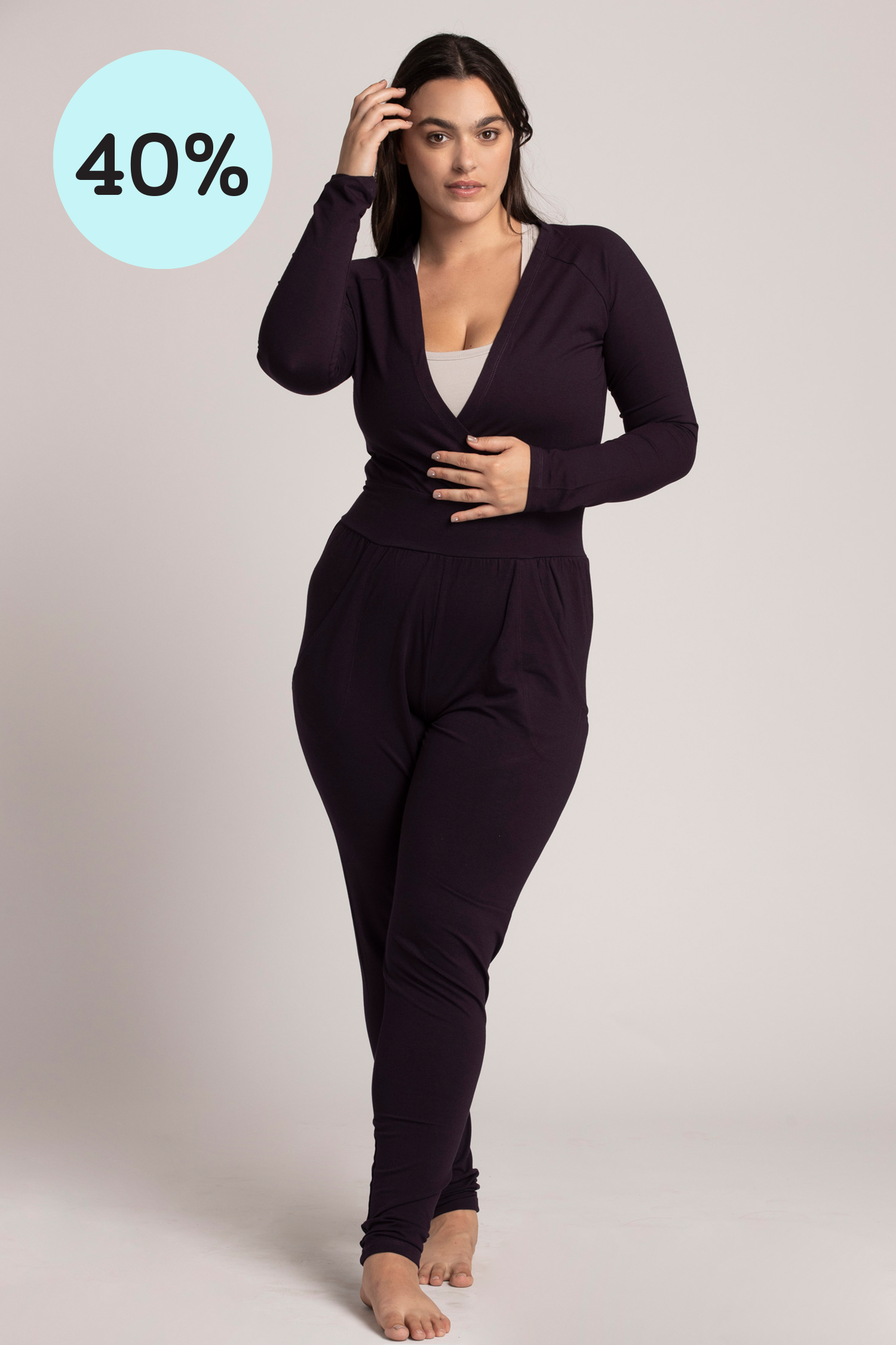 Long Sleeve Yoga Jumpsuit