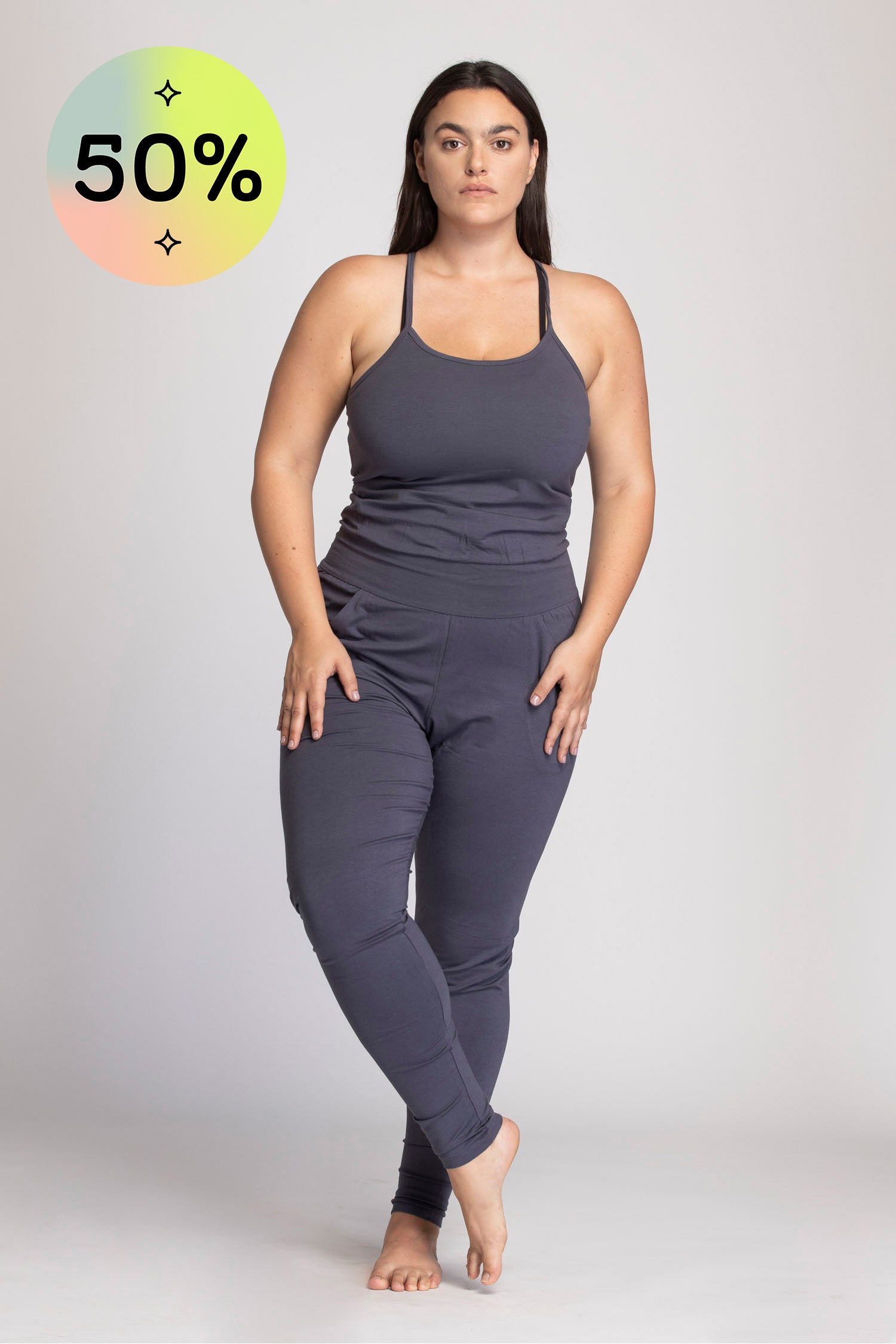 I'mPerfect Organic Cotton Long Jumpsuit 50%off