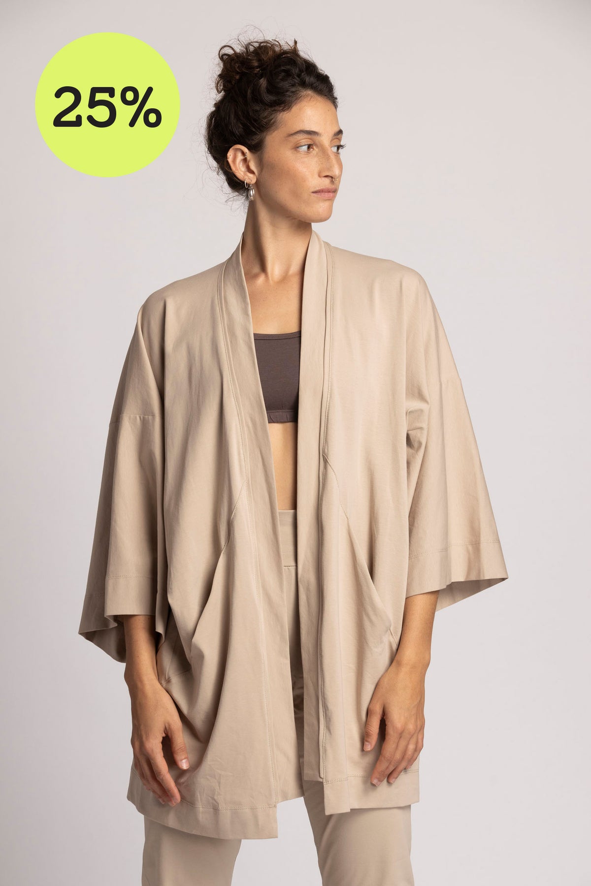 I&#39;mPerfect Organic Cotton Lounge Kimono Cardigan 25%off