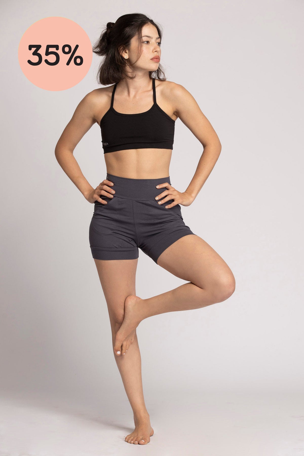 I&#39;mPerfect Slouchy Yoga Shorts 35%off