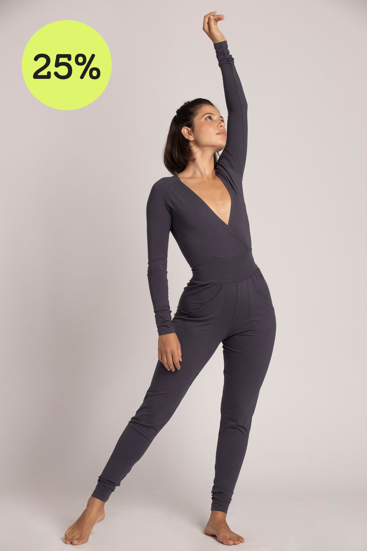 I&#39;mPerfect Long Sleeve Yoga Jumpsuit 25%off