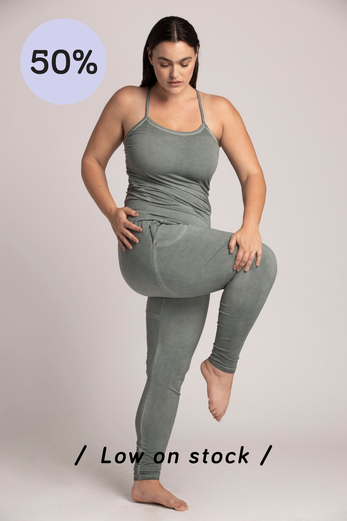 I&#39;mPerfect Soft Stonewash Long Jumpsuit - All 50% OFF