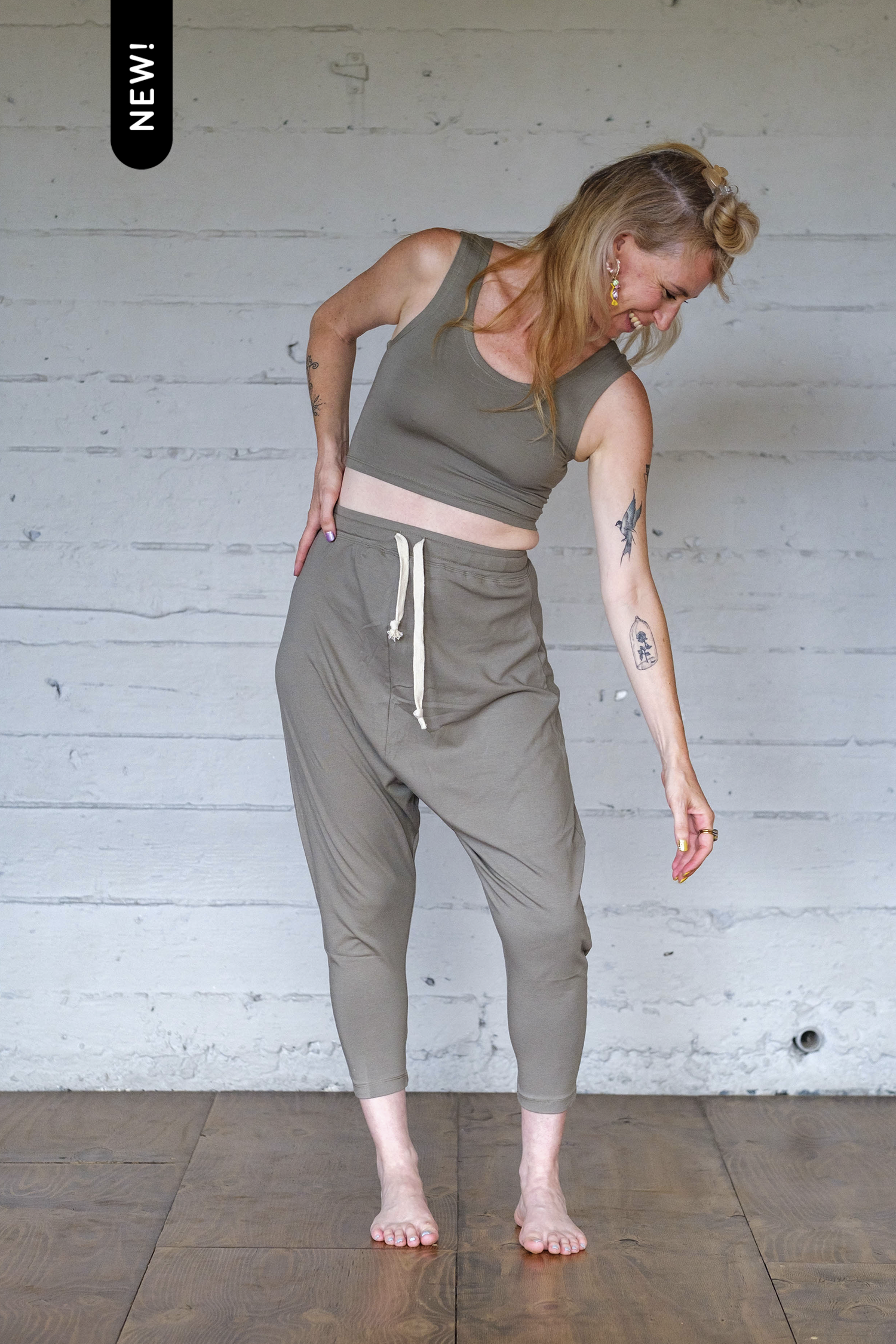 Soft Modal Harem Joggers