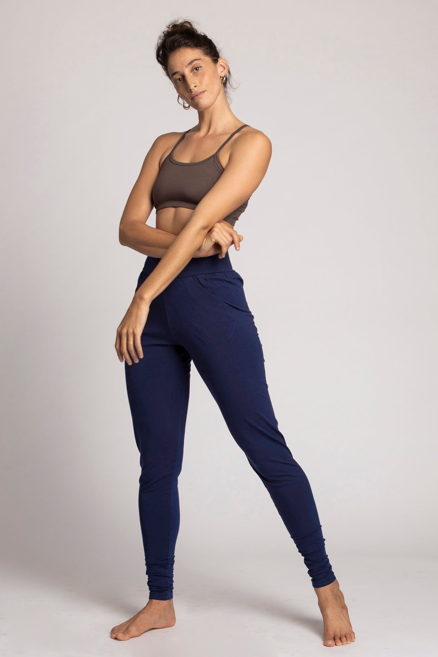 Organic Cotton Extra Long Slouchy Pants