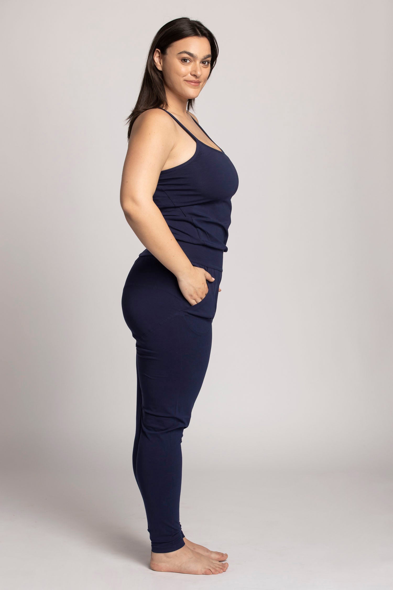 Organic Cotton Long Jumpsuit