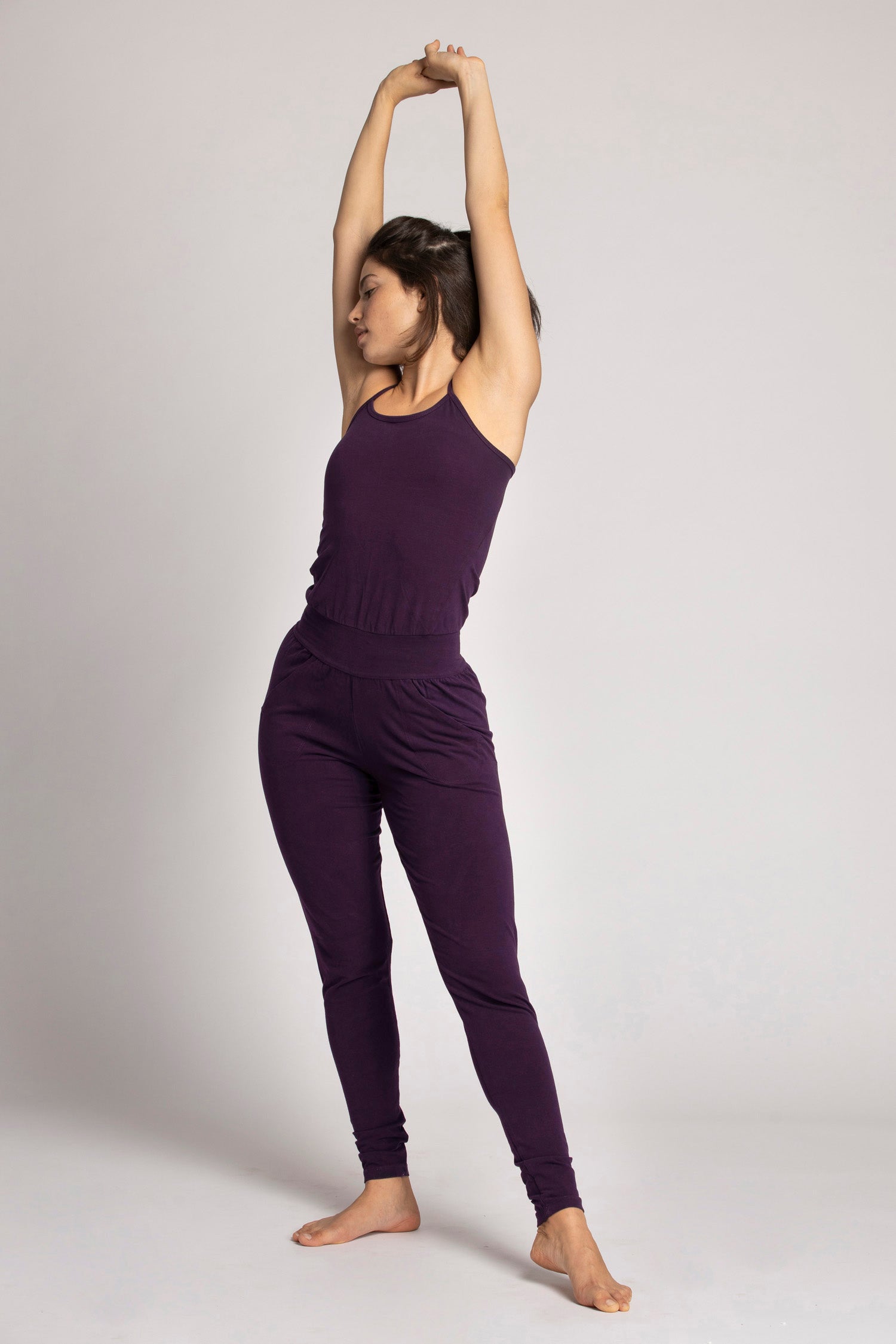 V Back Jumpsuit  Ripple Yoga Wear