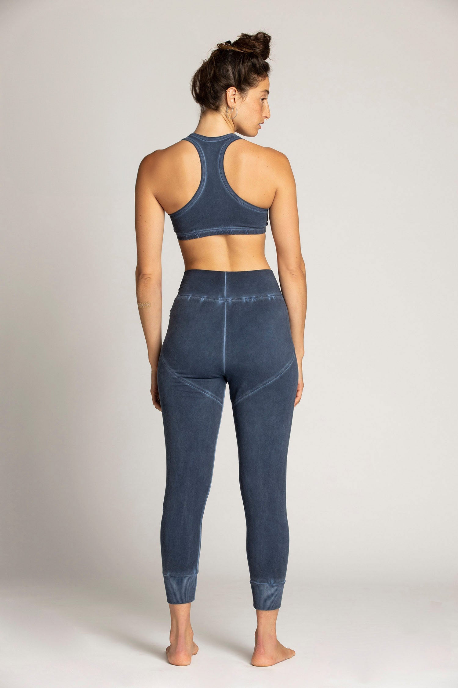 Ribbed Cuff Yoga Pants