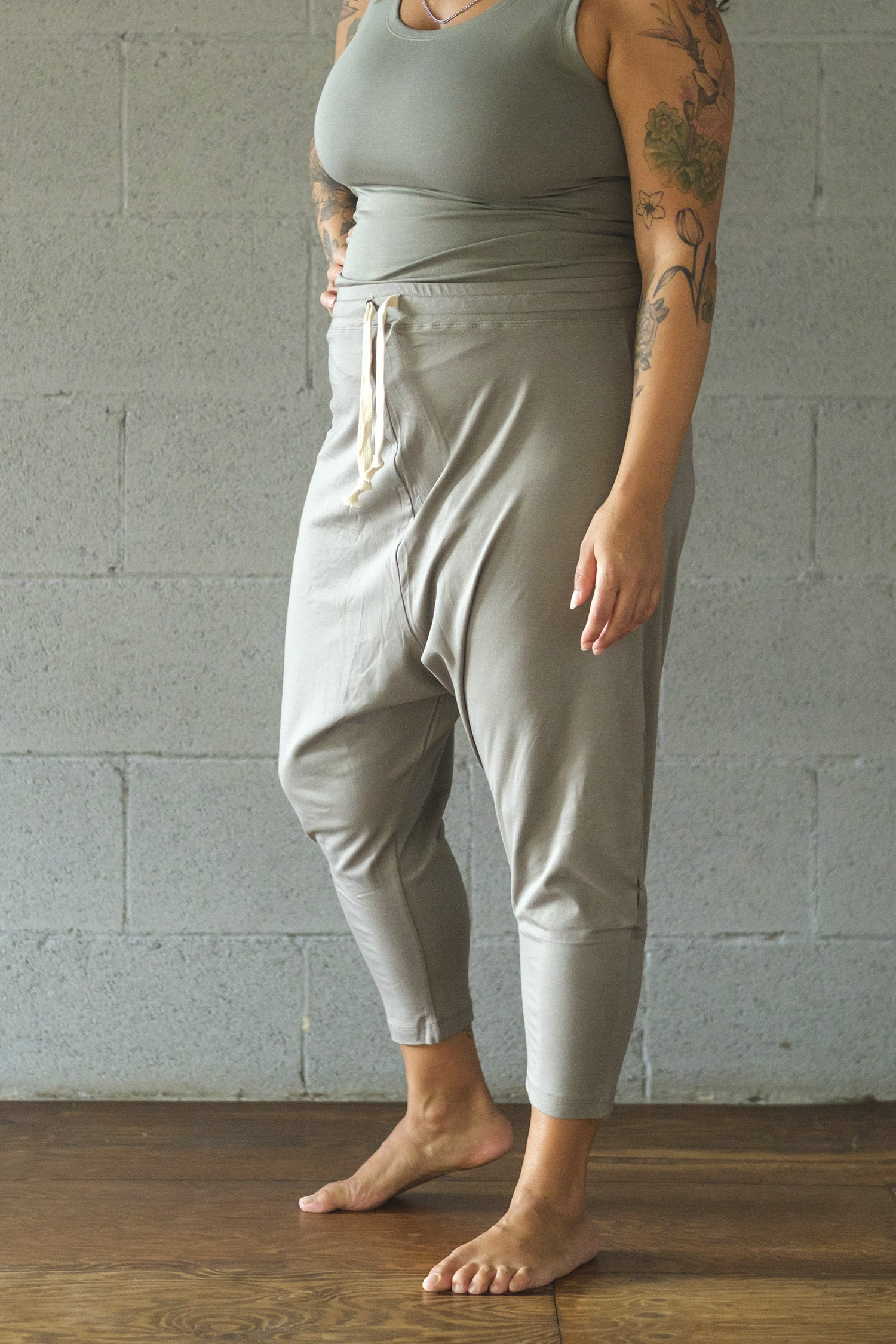 Soft Modal Harem Joggers