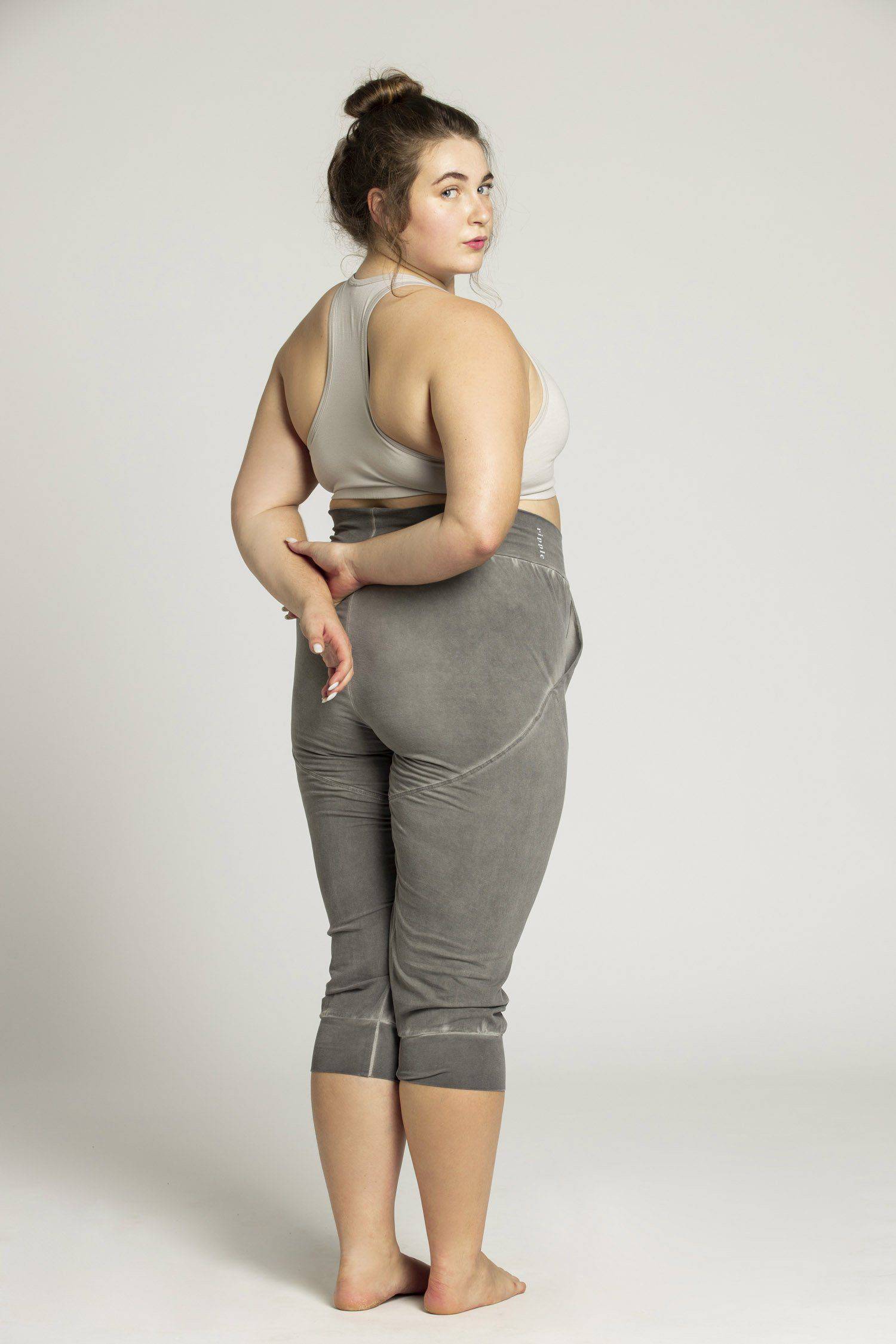 I'mPerfect Stonewash Slouchy Capri Pants 50%off