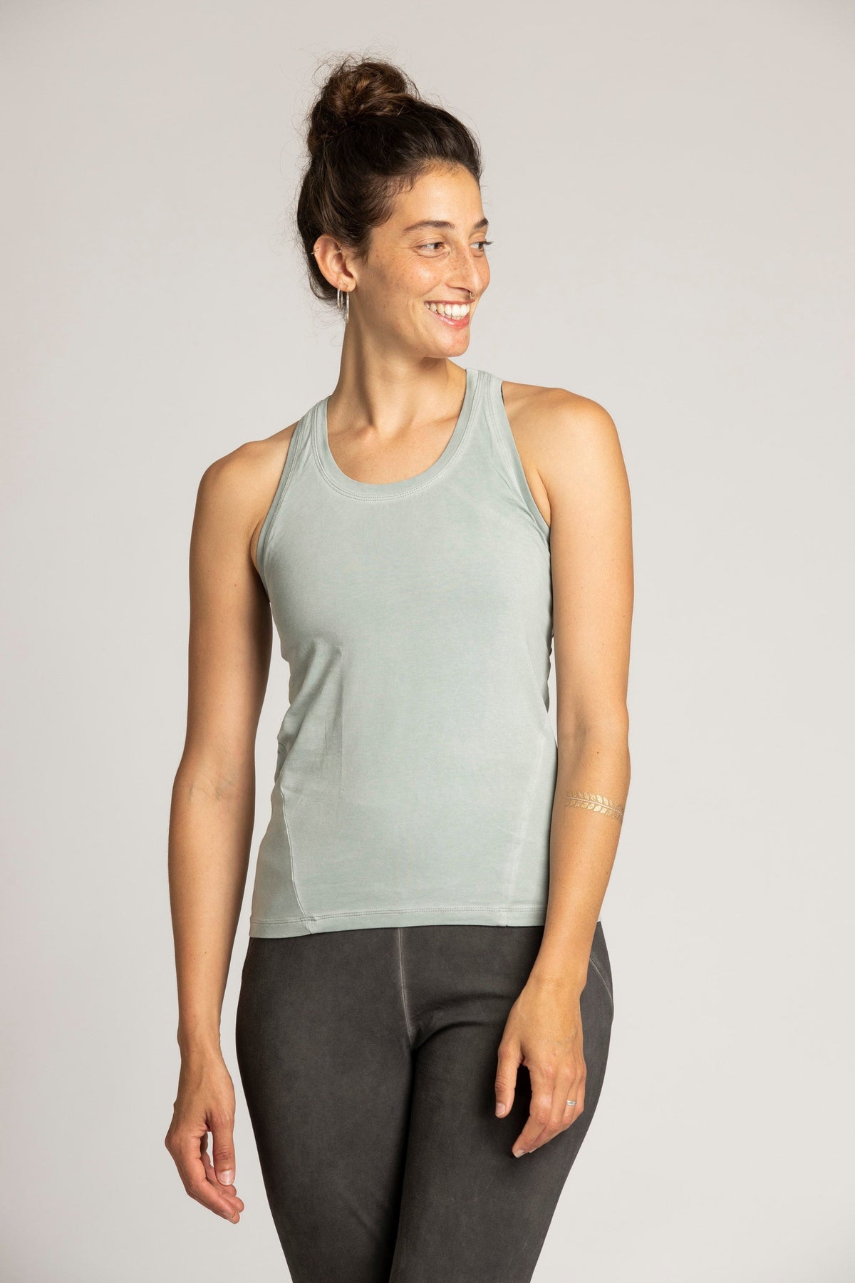 I’mPerfect Stonewash Racer Tank Top 50%off