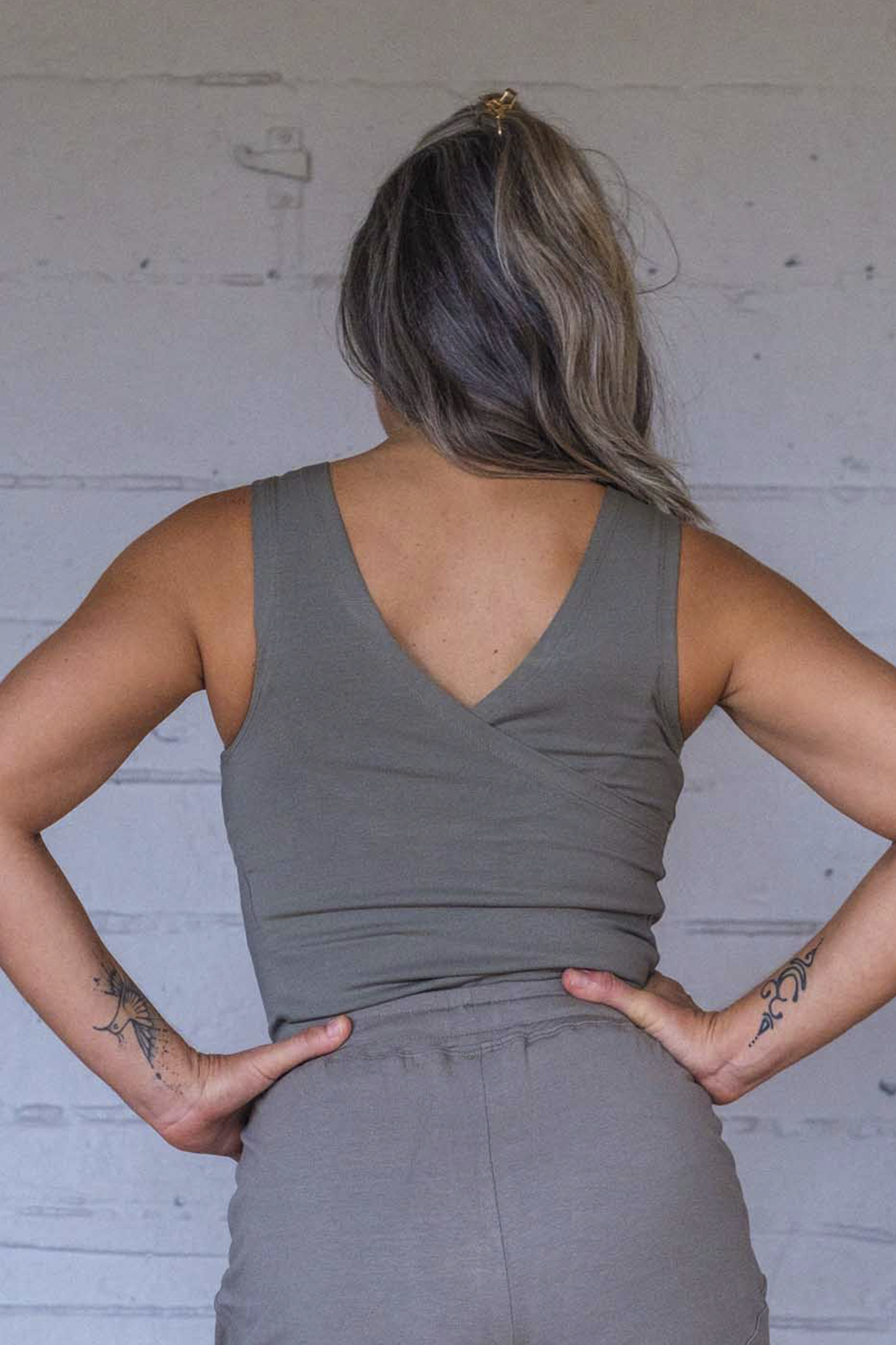 Soft Modal V Back Tank Top