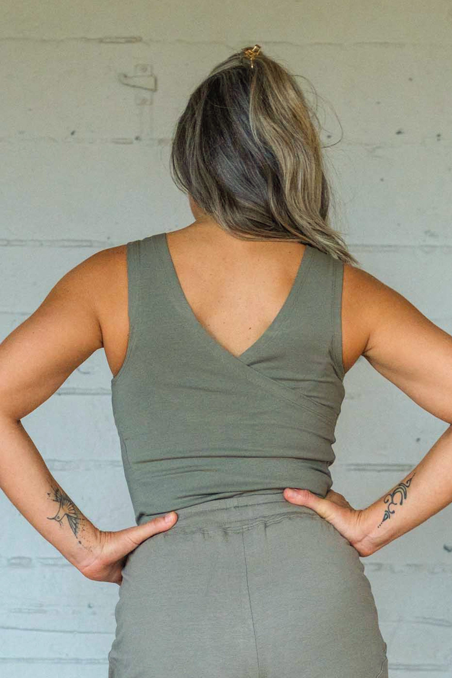 Soft Modal V Back Tank Top