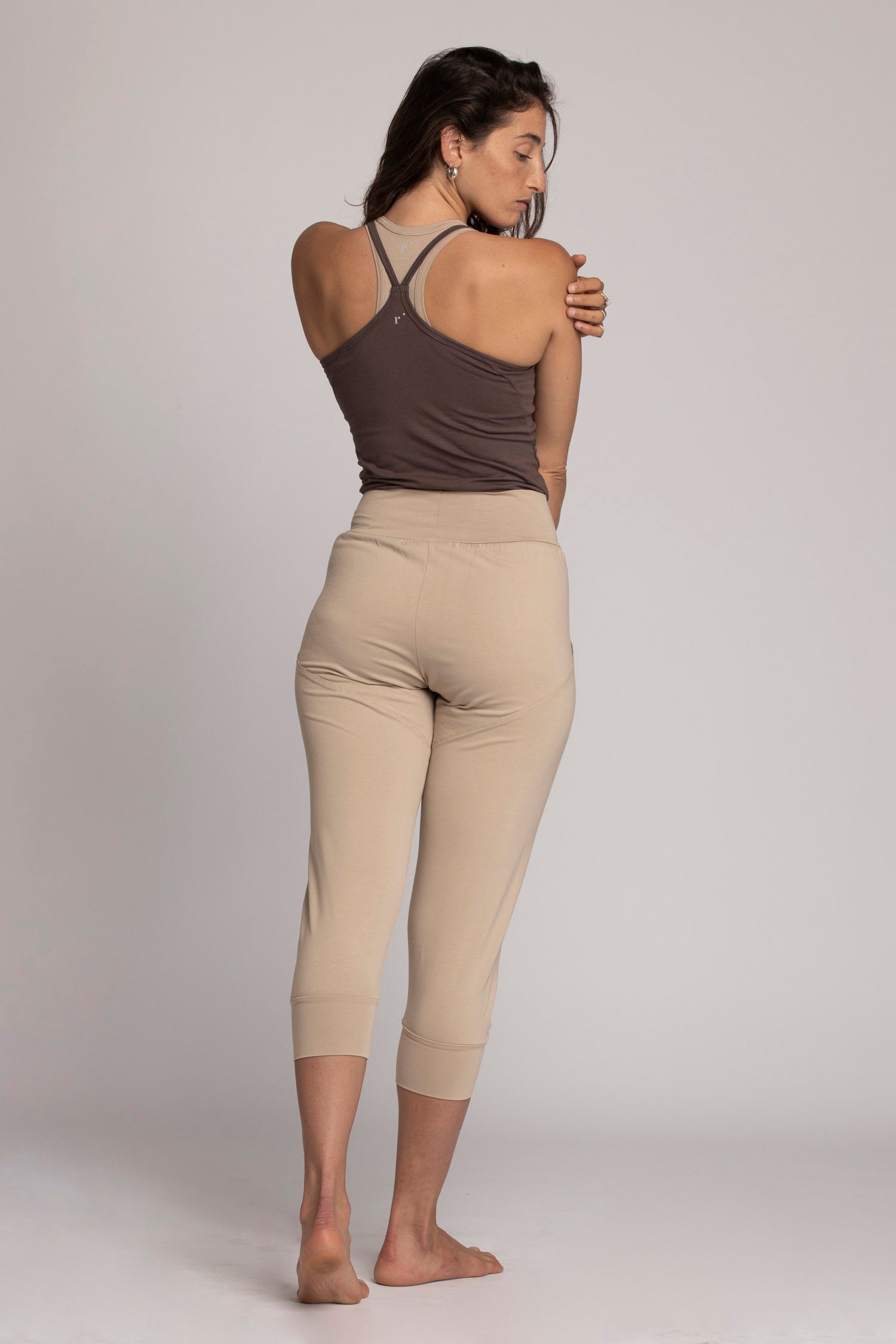 Organic Cotton Slouchy Capri Pants