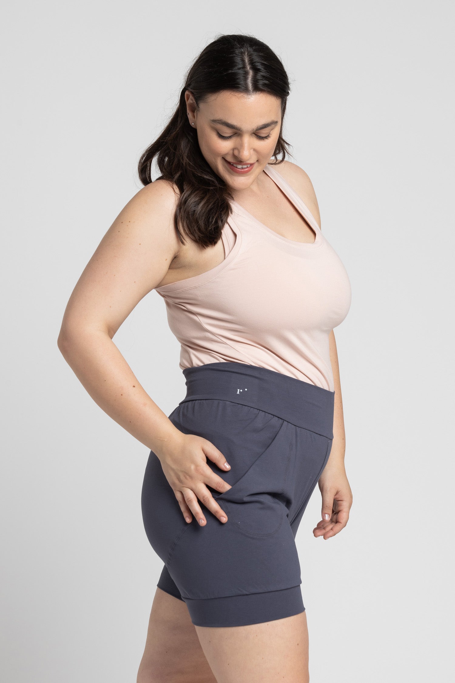 I'mPerfect Soft Modal Racer Tank Top 25%off