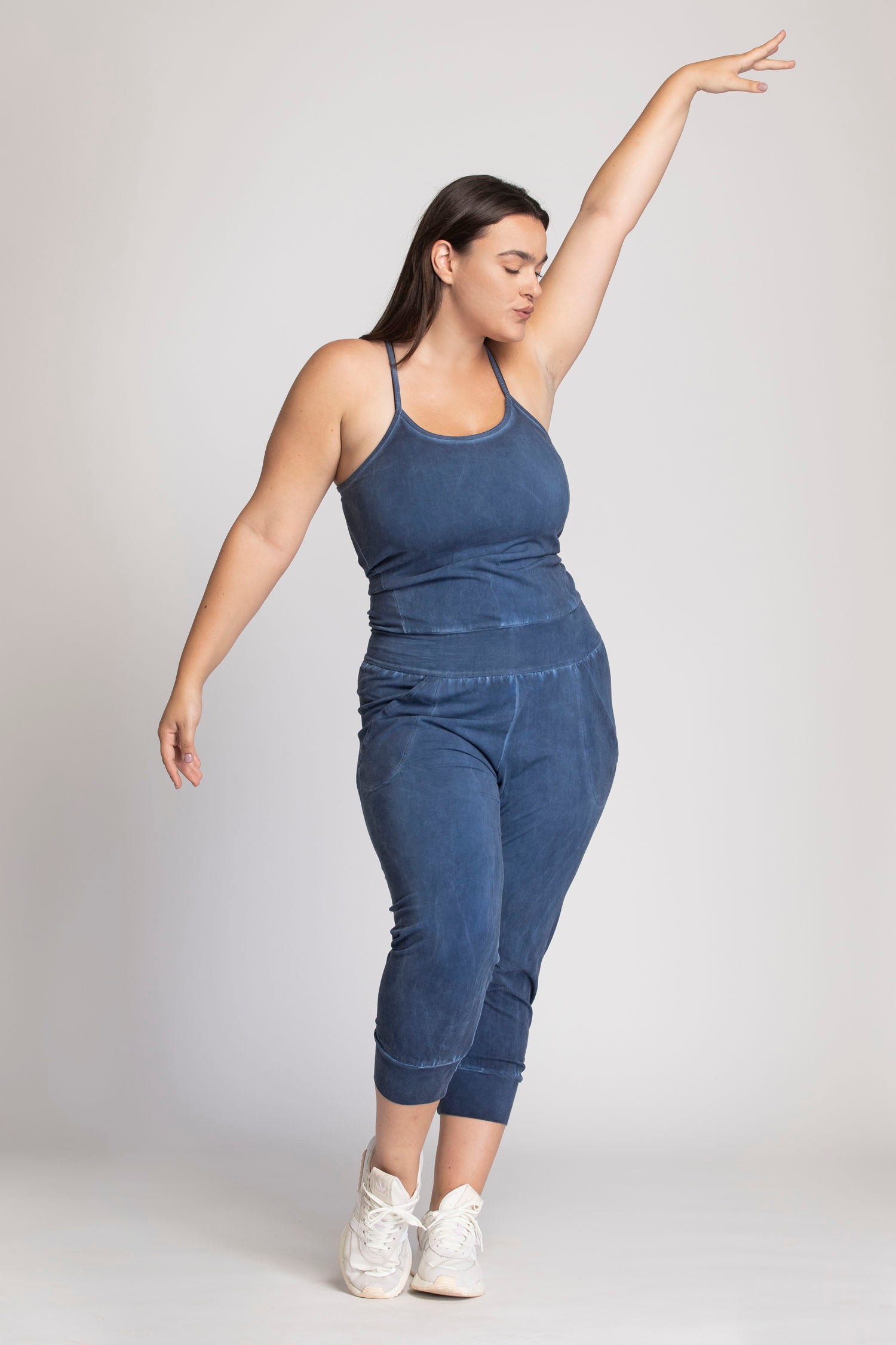 I'mPerfect Soft Stonewash Yoga Jumpsuit 50%off