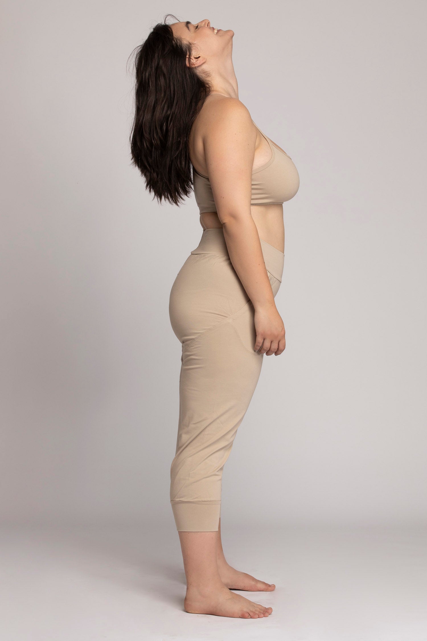 Organic Cotton Slouchy Capri Pants