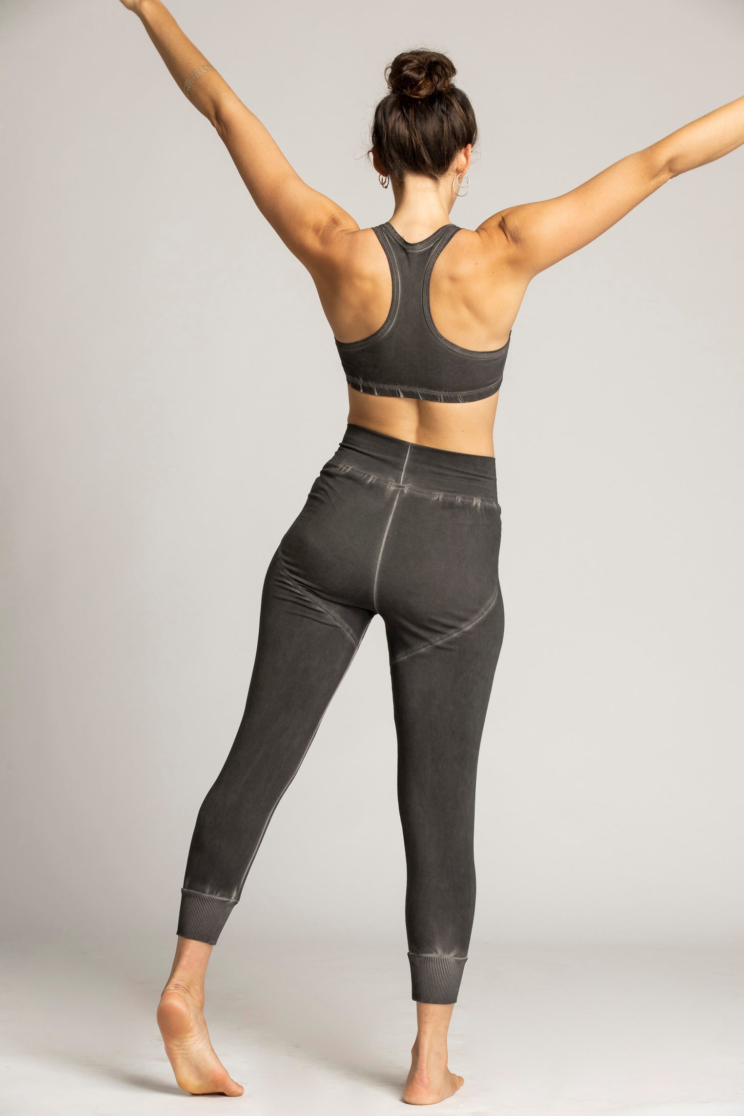 Ribbed Cuff Yoga Pants