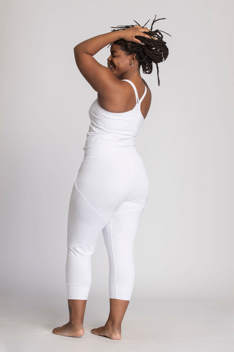 Pure white jumpsuit deals