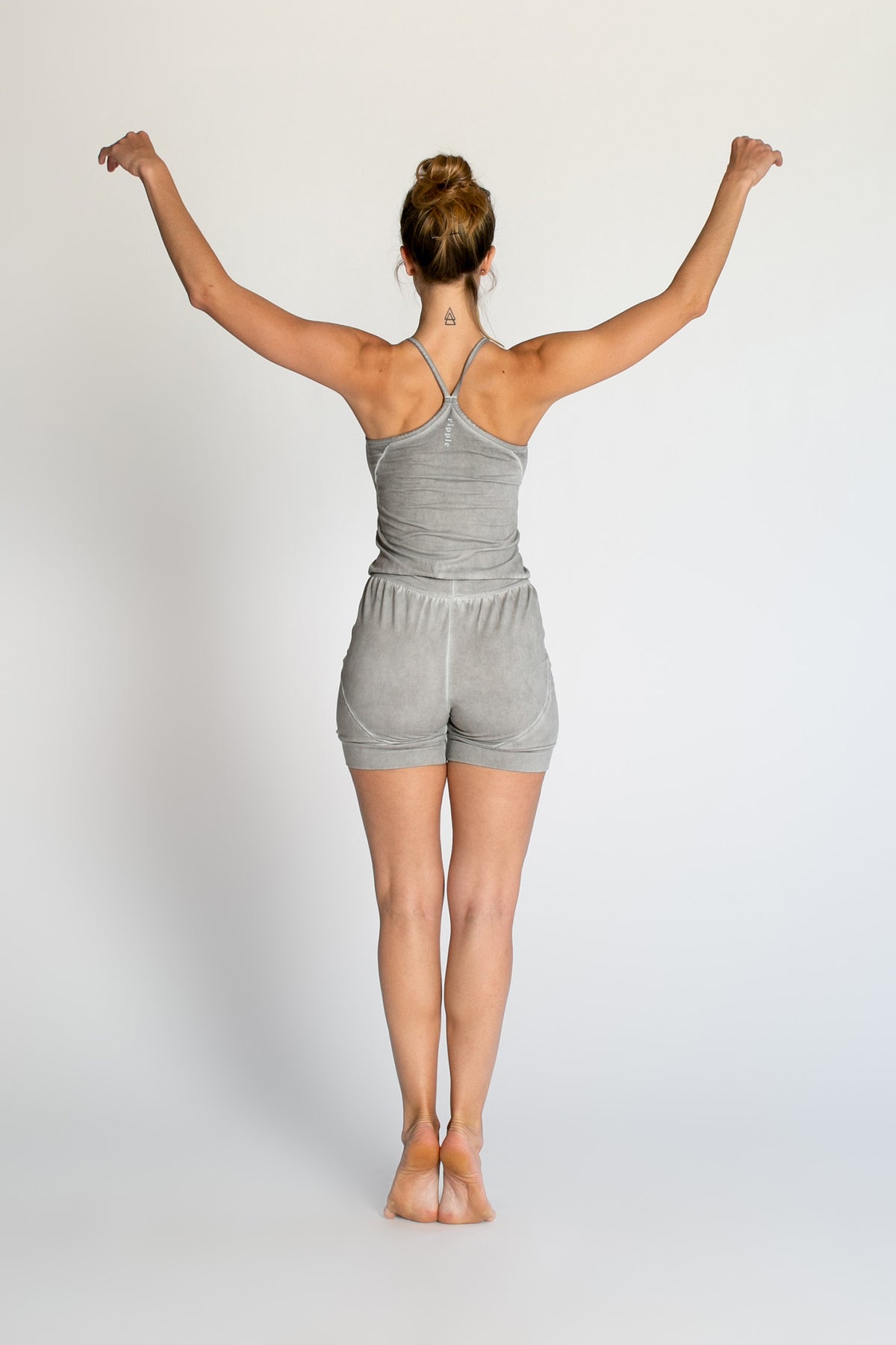 Stonewash Short Yoga Jumpsuit