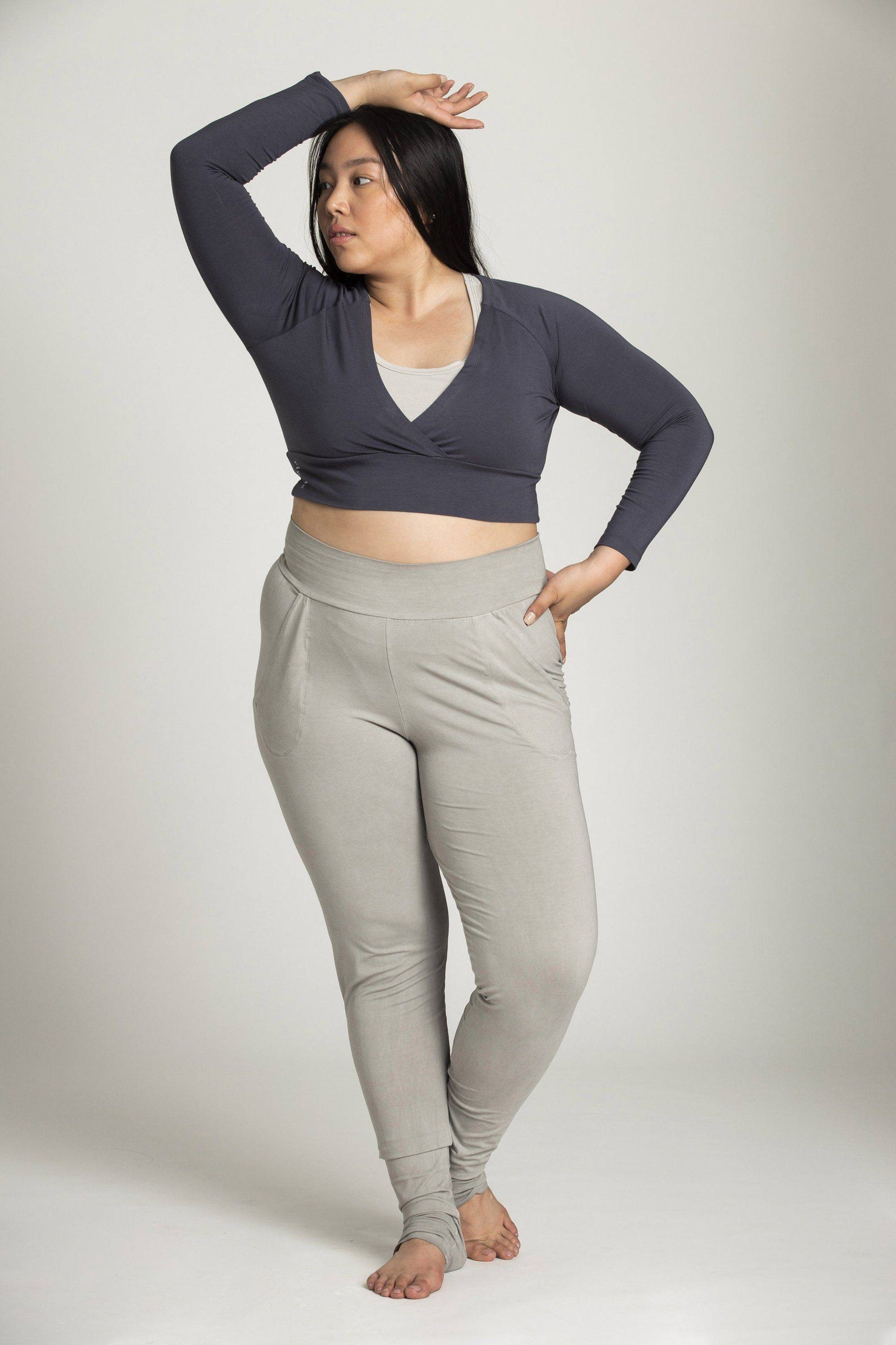 Ballerina Crop Top - womens clothing - Ripple Yoga Wear