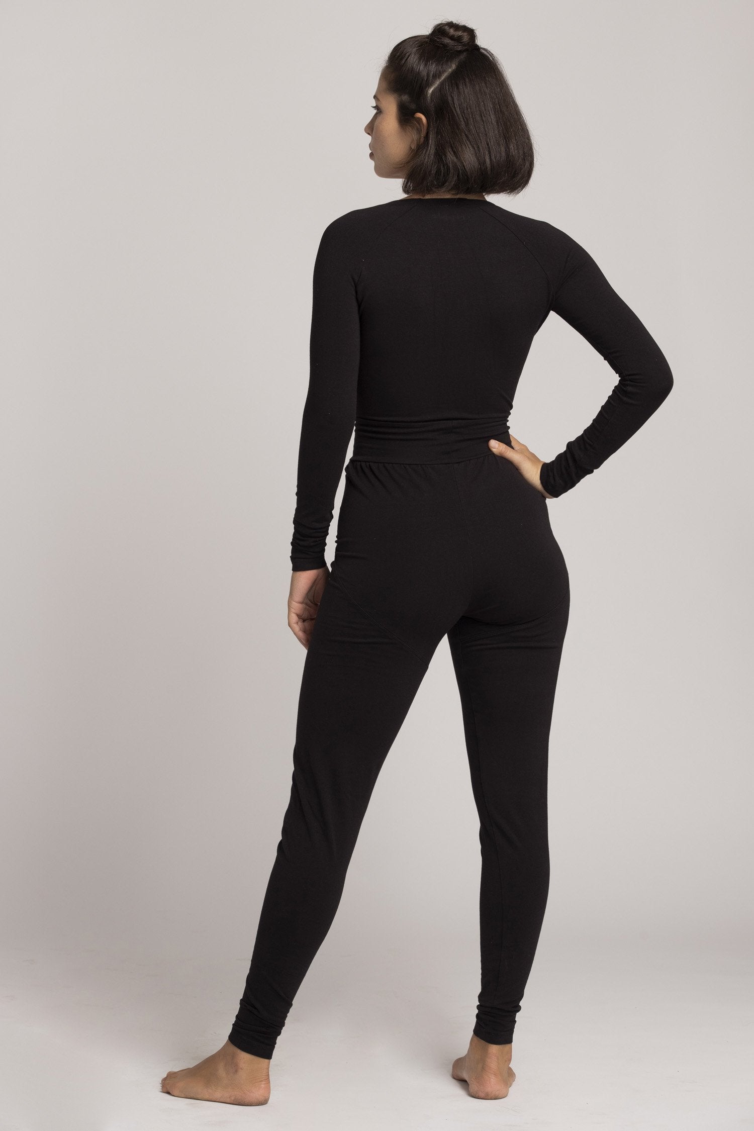 Long Sleeve Yoga Jumpsuit womens clothing Ripple Yoga Wear 