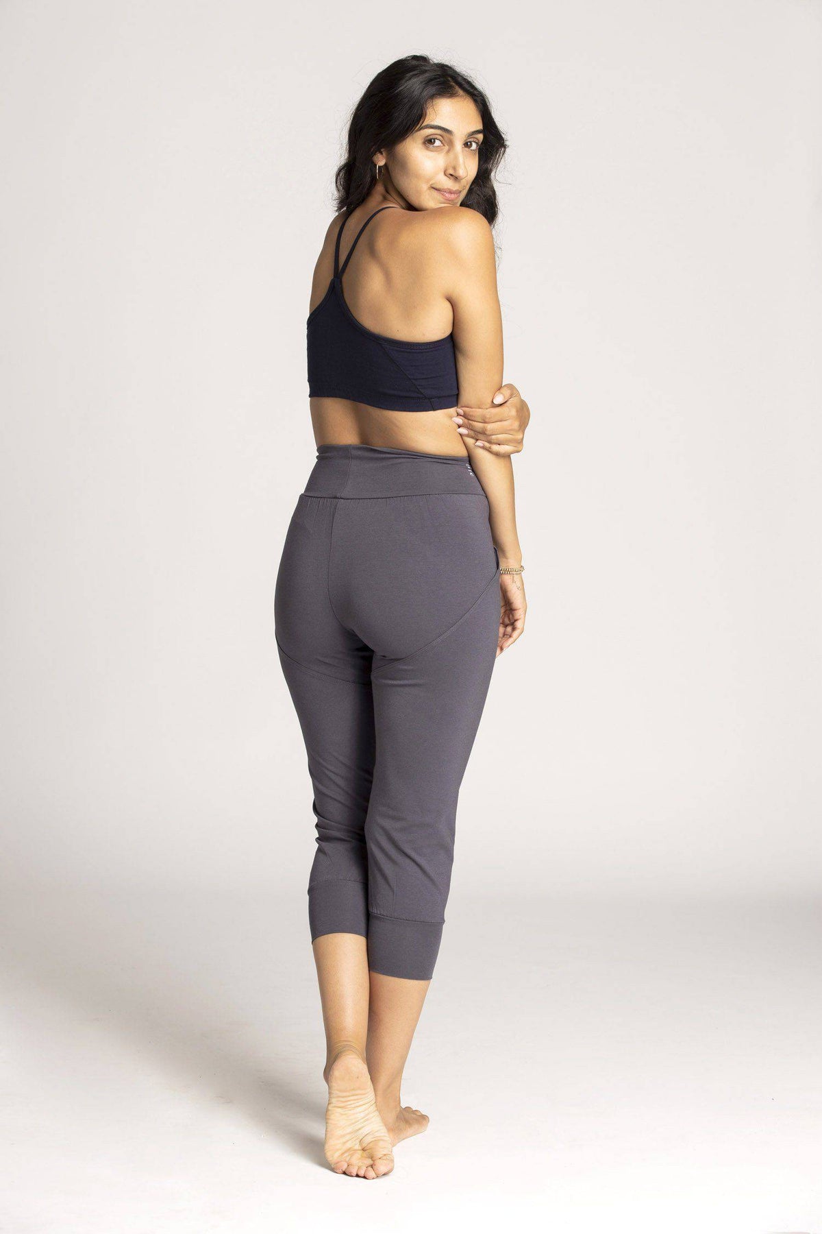 Slouchy Capri Pants - womens clothing - Ripple Yoga Wear