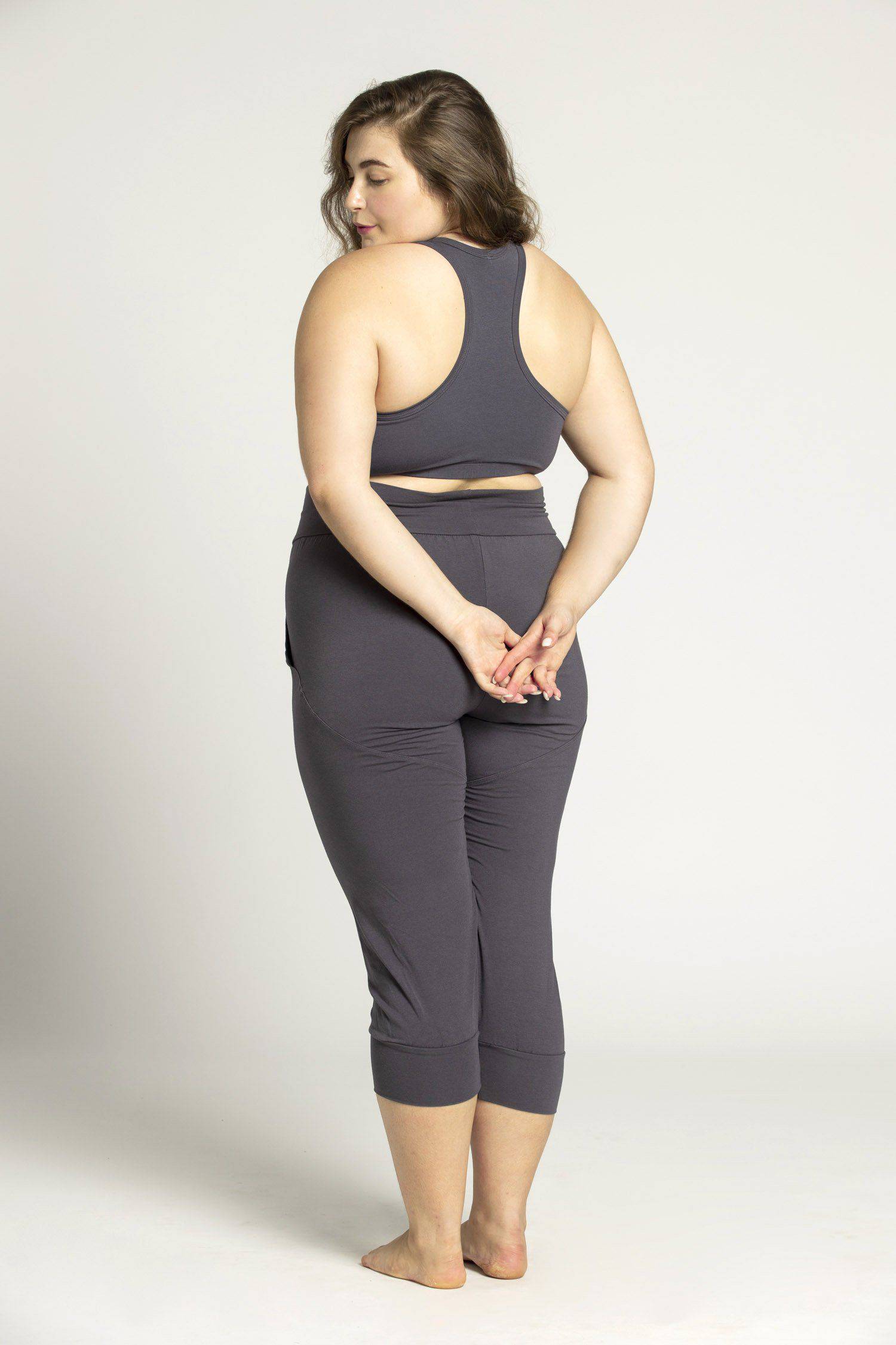 Slouchy Capri Pants - womens clothing - Ripple Yoga Wear