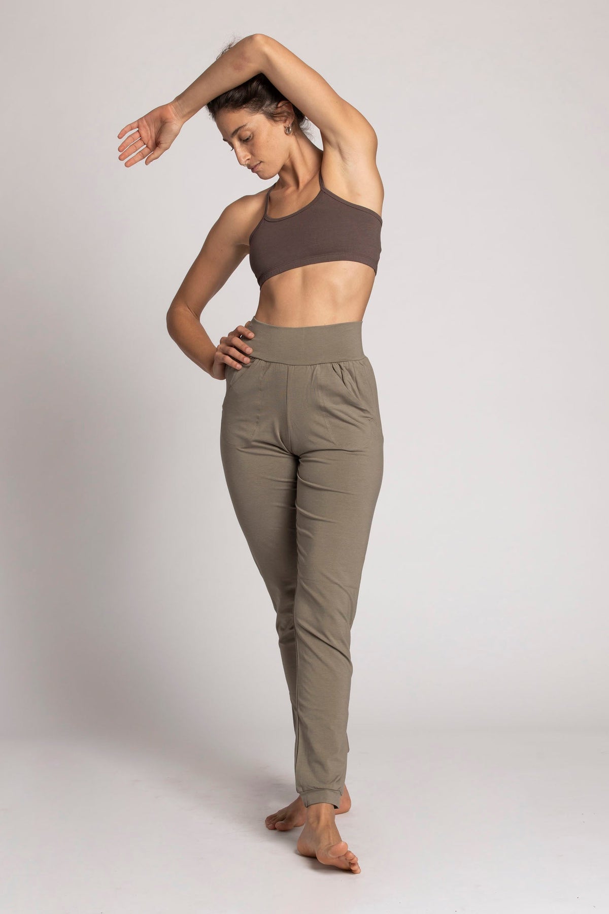 Slouchy Unisex Yoga Pants womens clothing Ripple Yoga Wear 