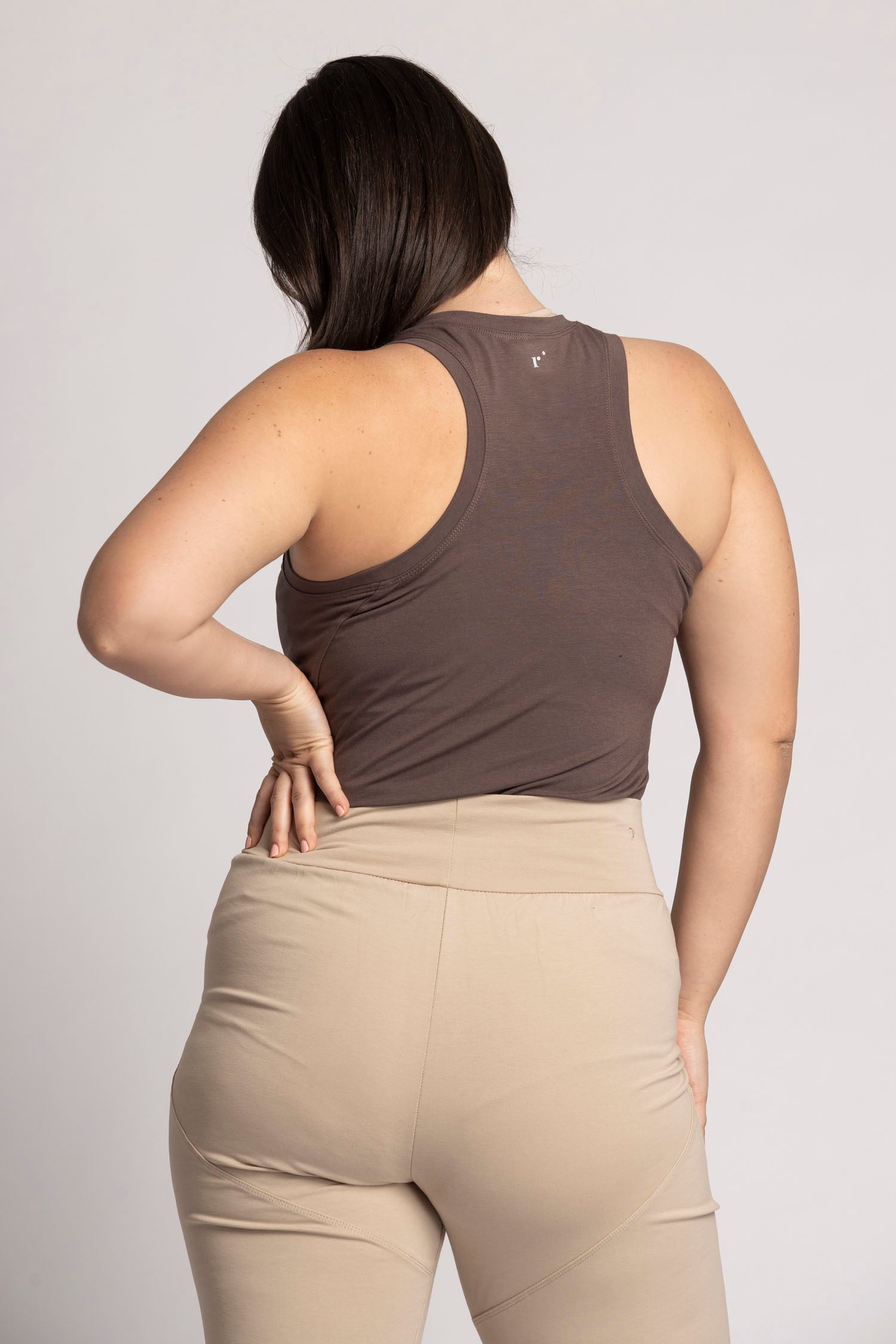 I'mPerfect Soft Modal Racer Tank Top 25%off