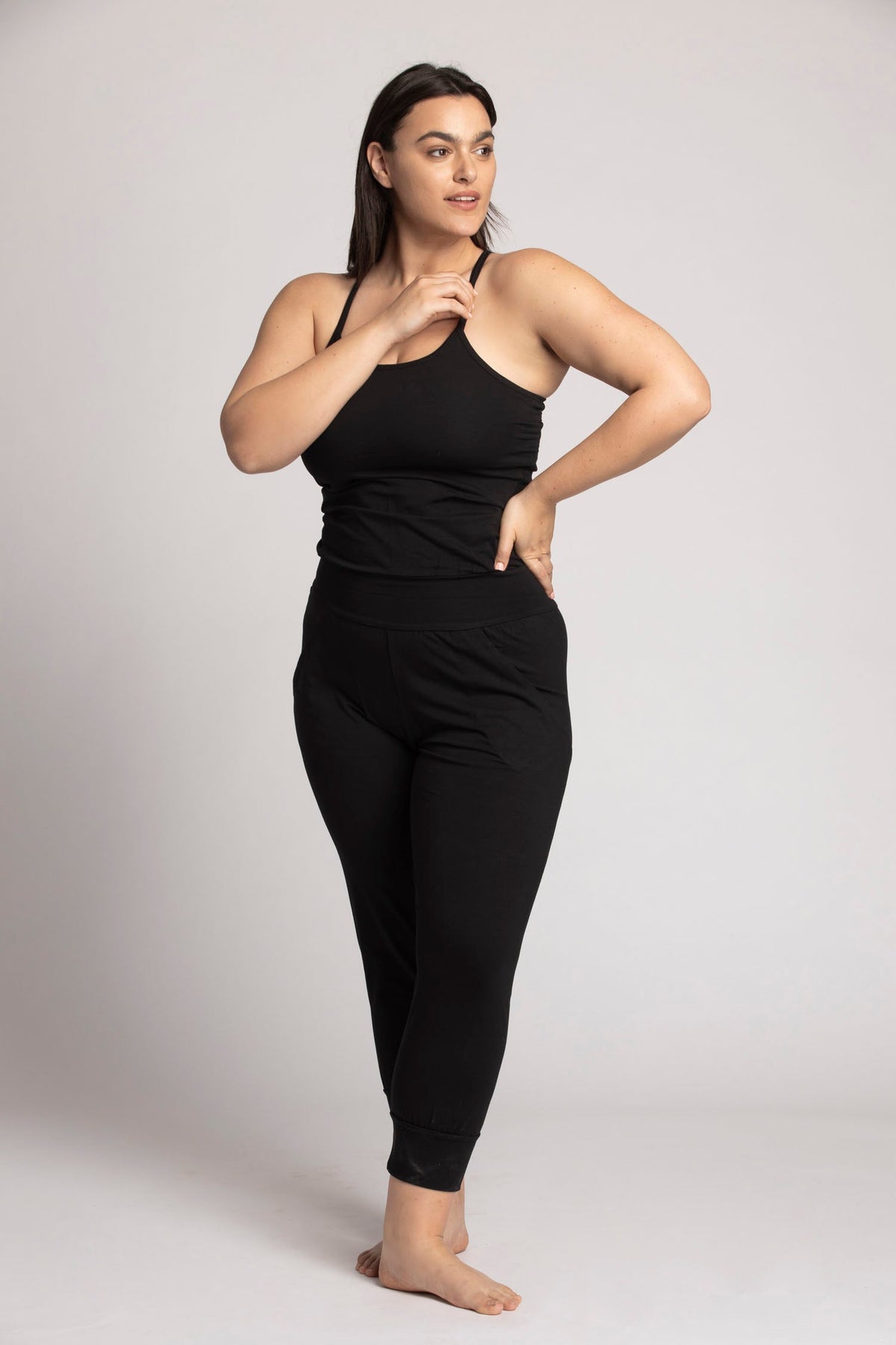 Yoga Jumpsuit womens clothing Ripple Yoga Wear black L 